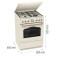 Gorenje GKS6C71CLI kombinált tűzhely, 71L, 60x60x85 cm, bézs szín 