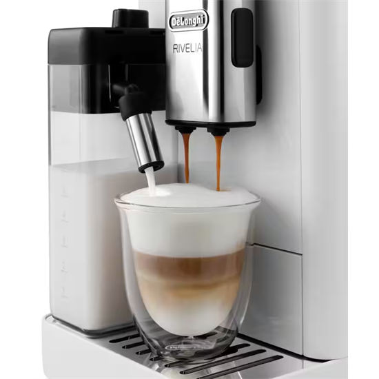 Delonghi EXAM440.55.W Rivelia automata kávéfőző, fehér 