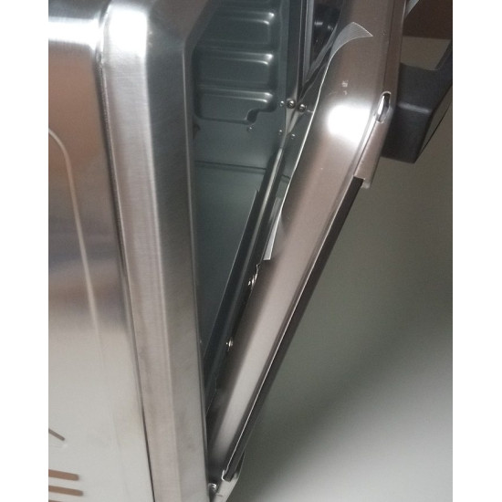 MPM MPE-08/T elektromos sütő rozsdamentes külső 2000W 45L, hőlégkeverés, időzitő MPE08/T