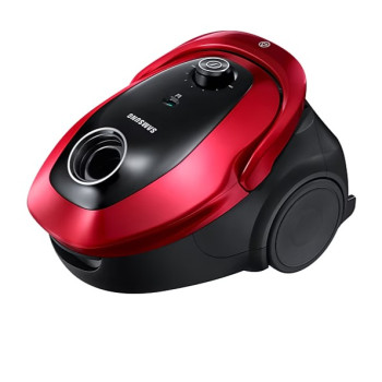 Samsung VC07M25E0WR/GE porzsákos porszívó, piros szín, 750W