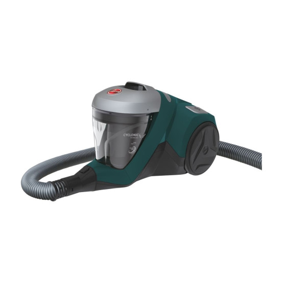 Hoover HP330ALG 011 porzsák nélküli porszívó, 850W, bársonyos zöld szín, mini turbó fej