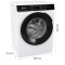 Gorenje WPNA94A1PWIFI elöltöltős mosógép, 9kg, inverter motor, Wifi, 60x54.5x85cm 