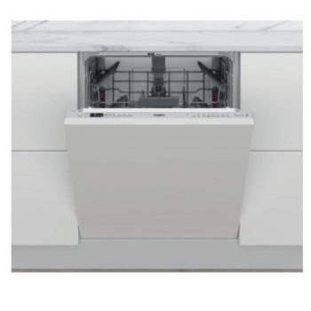 Whirlpool WI 7020 P teljesen beépíthető mosogatógép, 14 terítékes, automatikus ajtónyitás funkció, 59.8x55.5x82 cm