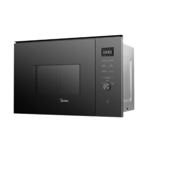 Midea MBMTG925H-BK beépíthető mikrohullámű sütő,1200W,25L,grill,fekete