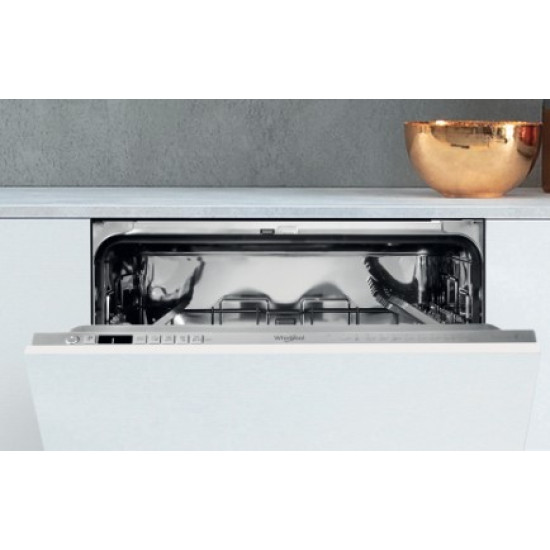 Whirlpool WI 7020 P teljesen beépíthető mosogatógép,14 terítékes,59.8x55.5x82cm,ezüst szín