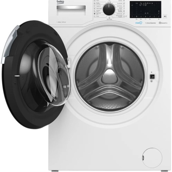 Beko WTV-10744 X elöltöltős mosógép,10kg,gőzfunkció,inverter motor,60x64x84cm 