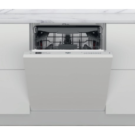 Whirlpool WCIC 3C33 P teljesen beépíthető mosogatógép,14 teríték,59.8x55.5x82cm,ezüst szín