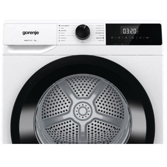 Gorenje DHNE82 hőszivattyús szárítógép,8kg,59.5x55x84.5cm 