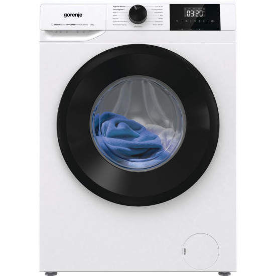 Gorenje W3NGPI72SBS elöltöltős mosógép, 7kg, inverter motor, gőz, 59.5x47x84.5 cm 