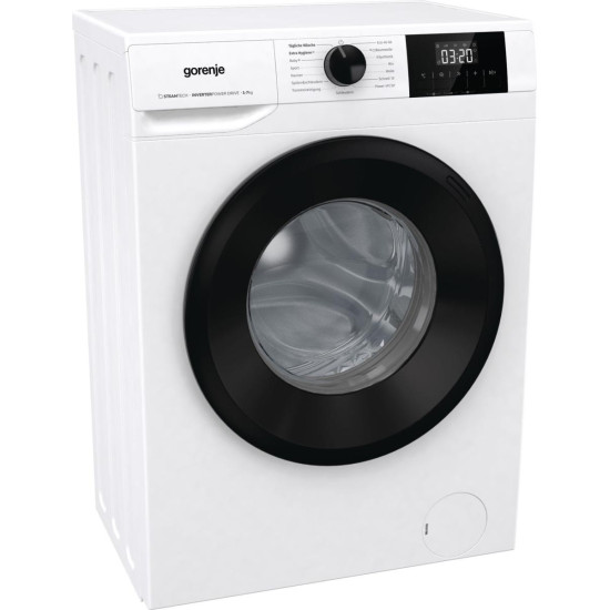 Gorenje W3NGPI72SBS elöltöltős mosógép, 7kg, inverter motor, gőz, 59.5x47x84.5 cm 