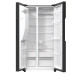 Gorenje NRR9185ESBXL No Frost Plus side by side hűtőszekrény,fekete szín,376/190L,inverteres kompresszor,91.5x69.8x178.6cm