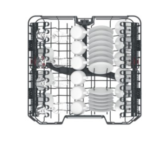 Whirlpool WIO 3T133 PLE teljesen beépíthető mosogatógép,14 terítékes,inox,59.8x55.5x82cm