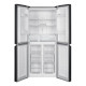 MPM MPM-404-SBF-09 Total No Frost side by side Multi Door hűtőszekrény, inverteres kompresszor, 237/125L, 79x62x180 cm, fekete 