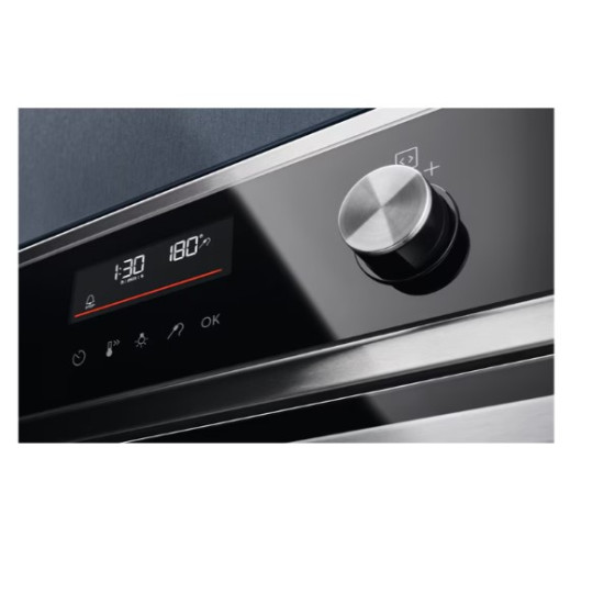 Electrolux EOC6H76X beépíthető hőlégkeveréses sütő, 72L, 59.6x56.9x59.4 cm, inox 