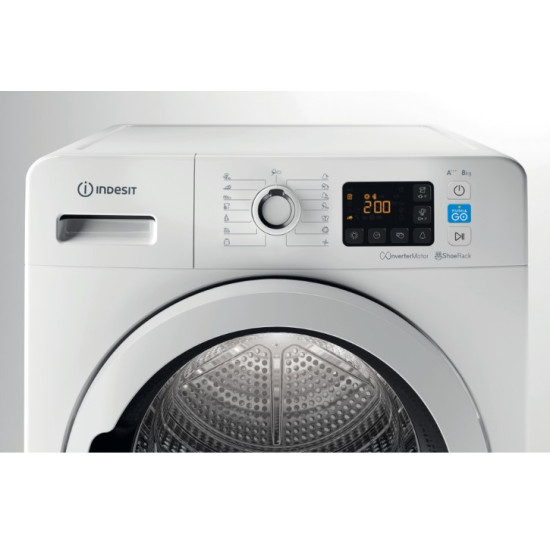 Indesit YT M11 83K RX EU hőszivattyús szárítógép, 8kg, inverter motor, 59.5x64.9x84.9cm, YTM1183KRXEU