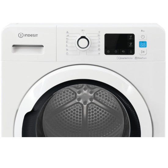 Indesit YT M11 83K RX EU hőszivattyús szárítógép, 8kg, inverter motor, 59.5x64.9x84.9cm, YTM1183KRXEU