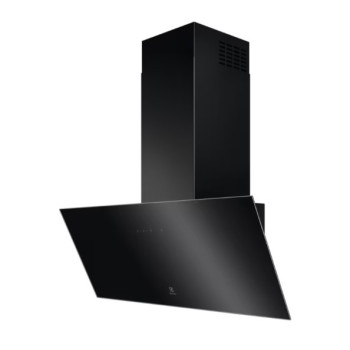 Electrolux LFV439K beépíthető falra szerelhető döntött kürtös konyhai elszívó, 89.8x39.6x95.3 cm, LED világítás, fekete 