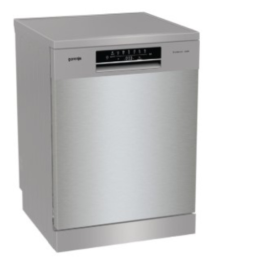 Gorenje GS643E90X mosogatógép, inox,16 teríték, 3 kosár, 59.9x59.7x84.5 cm, inox 