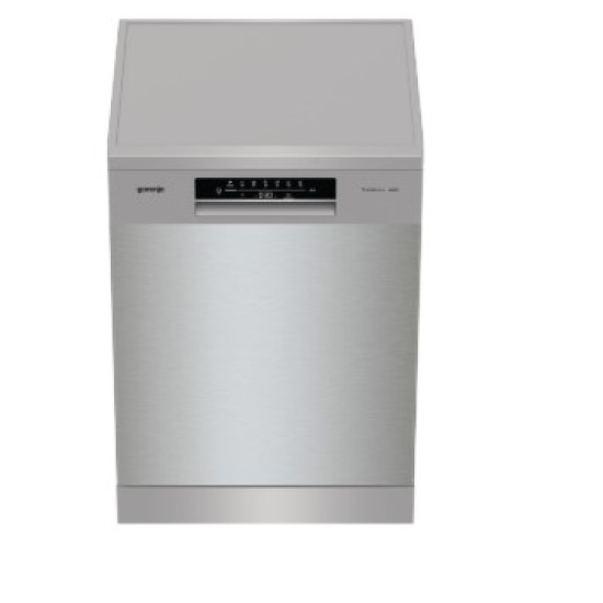 Gorenje GS643E90X mosogatógép, inox,16 teríték, 3 kosár, 59.9x59.7x84.5 cm, inox 