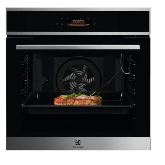 Electrolux EOE8P39WX beépíthető hőlégkeveréses sütő, 72L, WIFI, 59.6x56.9x59.4 cm, inox 