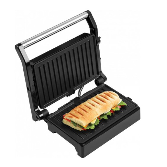 ECG S 3070 Panini Power mini grill,inox/fekete 