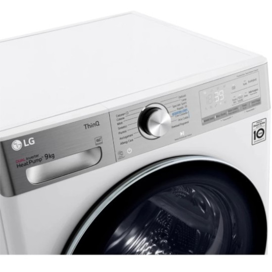 LG RH90V9AV2QR hőszivattyús szárítógép,9kg,WIFI,inverter motor,60x66x85cm