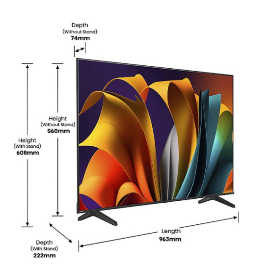 Hisense 50A6N 4K UHD Smart LED 50", 127 cm TV