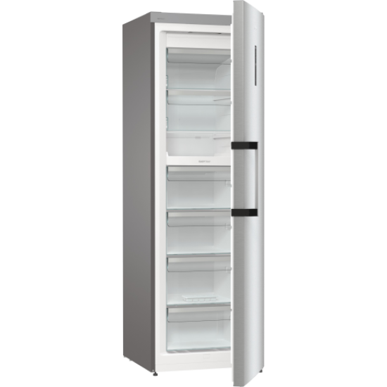 Gorenje FN619DAXL6 No Frost fagyasztószekrény,280L,texturált szürke metál szín,inverteres kompresszor,59.5x66.3x185cm 