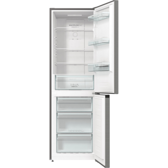 Gorenje N61EA2XL4 No Frost Plus alulfagyasztós kombinált hűtőszekrény,204/96L,texturált szürke metál szín,60x59.2x185cm