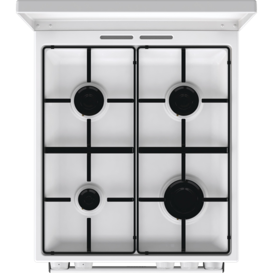 Gorenje GG5A14WJ gáztűzhely, elektromos szikragyújtás, 70L, fém dísztető, 50x59.4x85cm 