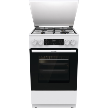 Gorenje GK5C42WJ kombinált tűzhely digitális programórával, fém dísztetővel, 50x59.4x85 cm