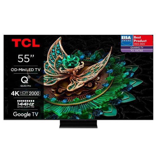 TCL 55C765 UHD MiniLED QLED Google Smart TV,55",139.7cm 