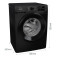 Gorenje WPNEI84A1SW/B elöltöltős mosógép, 8kg, inverter motor, Wifi, gőzfunkció, 60x54.5x85cm, fekete