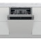 Whirlpool WBC 3C34 PF X kezelőpaneles beépíthető mosogatógép, 14 teríték, automatikus ajtónyitás, 59.8x55.5x82 cm , inox