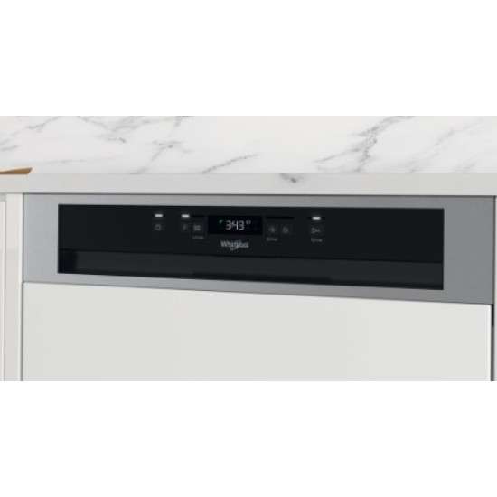 Whirlpool WBC 3C34 PF X beépíthető mosogatógép,14 teríték,59.8x55.5x82cm,inox