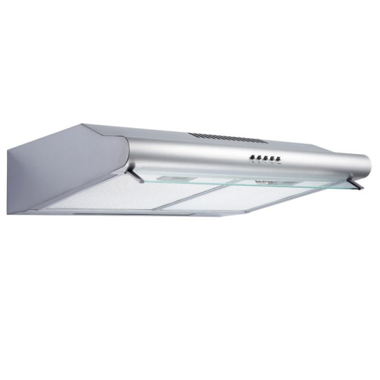 MPM MPM-61-PX-77 60cm INOX felső kivezetéses konyhai elszívó, mosható zsírszűrővel MPM61PX77