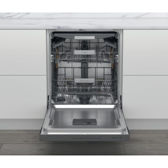 Whirlpool WBO 3T133 PF X beépíthető mosogatógép,14 teríték,inox,59.8x55.5x82cm