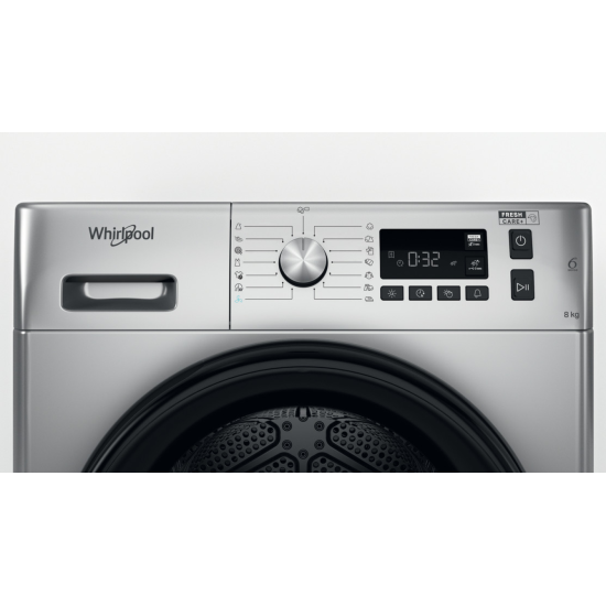 Whirlpool AWZ 8CDS/D elöltöltős kondenzációs szárítógép 8kg, 59.5x64.9x86 cm 