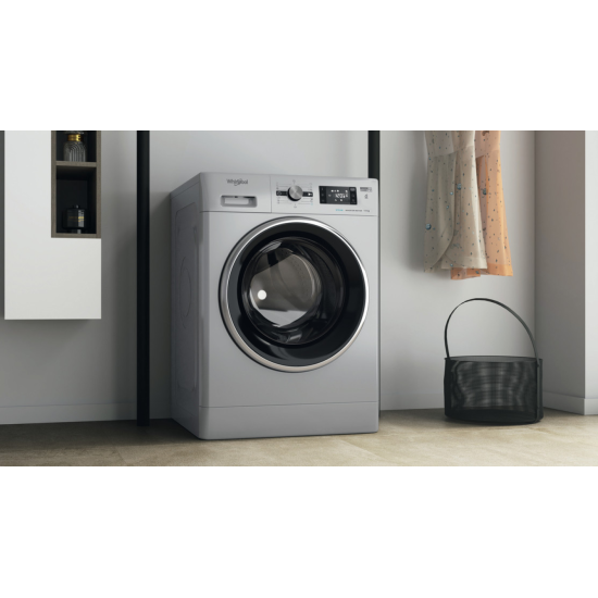 Whirlpool AWG1114SD félprofesszionális elöltöltős mosógép 11kg, ZEN technológia, Direct Drive, 59.5x60.5x85 cm 