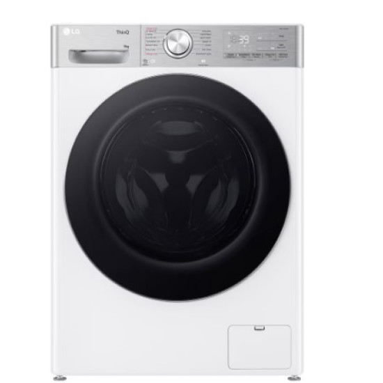 LG F4WR909P3W elöltöltős mosógép,9kg,gőz,TurboWash™360, Inverter Driect Drive motor,AI DD™ és WiFi funkció, 60x56.5x85cm