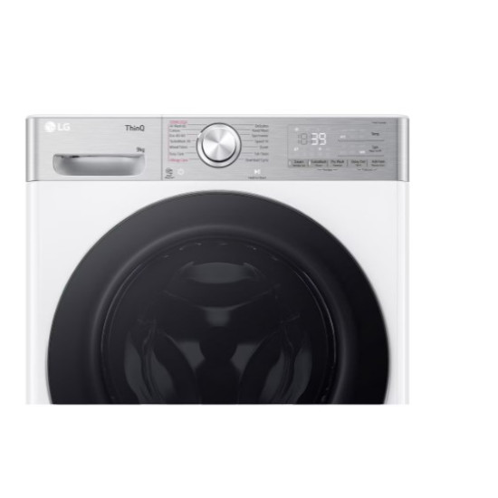 LG F4WR909P3W elöltöltős mosógép,9kg,gőz,TurboWash™360, Inverter Driect Drive motor,AI DD™ és WiFi funkció, 60x56.5x85cm