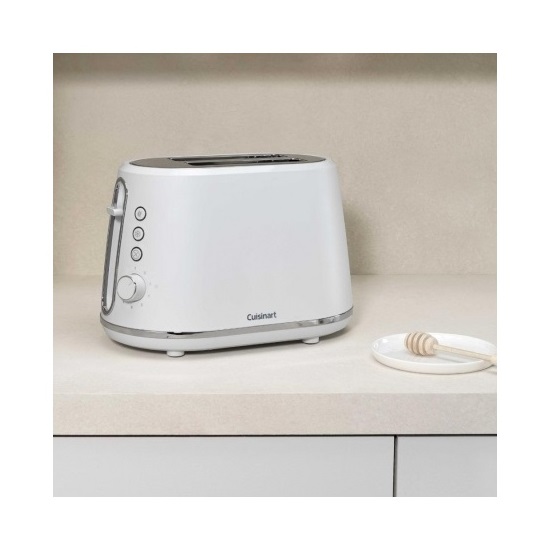 Cuisinart CPT780WE kenyérpirító,1000W,3 funkció,7 féle piritási fokozat,ezüst/fehér