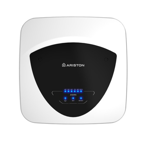 Ariston ANDRIS ELITE 15/5 EU mosogató fölé helyezhető forróvíztároló,15L,1200W