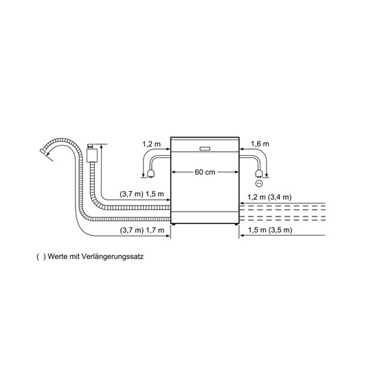 Bosch SMS25AW05E mosogatógép, 12 teríték, BLDC csendes inverter motor 60x60x85 cm