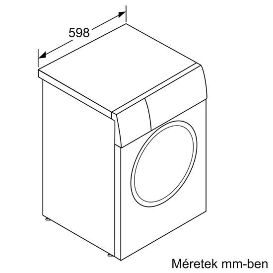 Bosch WGG244Z9BY elöltöltős mosógép ,9kg, 59.8x59x84.5 cm 