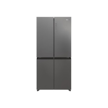 Candy CFQQ5T817EPS No Frost side by side hűtőszekrény, inverter kompresszor, 83.3x65x181.5cm, új gyengéd ezüst 