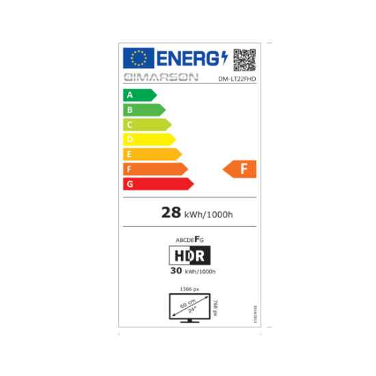 Dimarson DM-LT22FHD Full HD 22",55cm LED TV