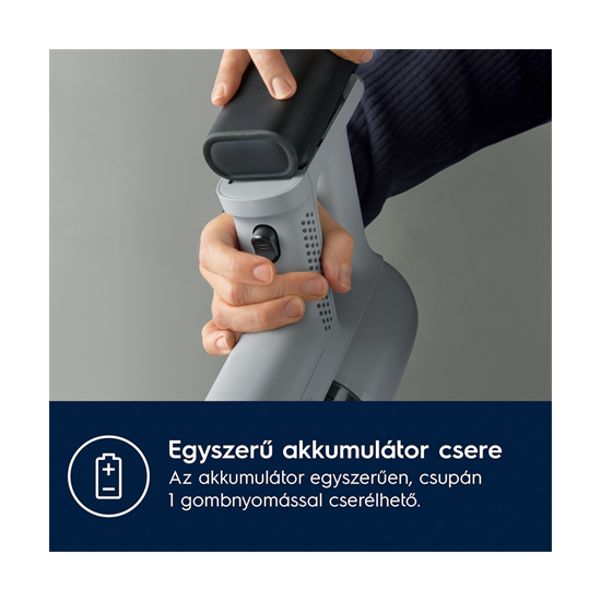 Electrolux EP71UB14DB vezeték nélküli álló porszívó,kék