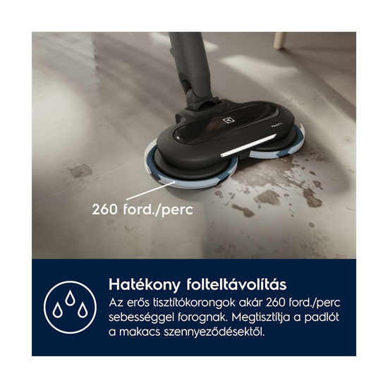 Electrolux EP81B25WET vezeték nélküli álló porszívó,indigókék szín 