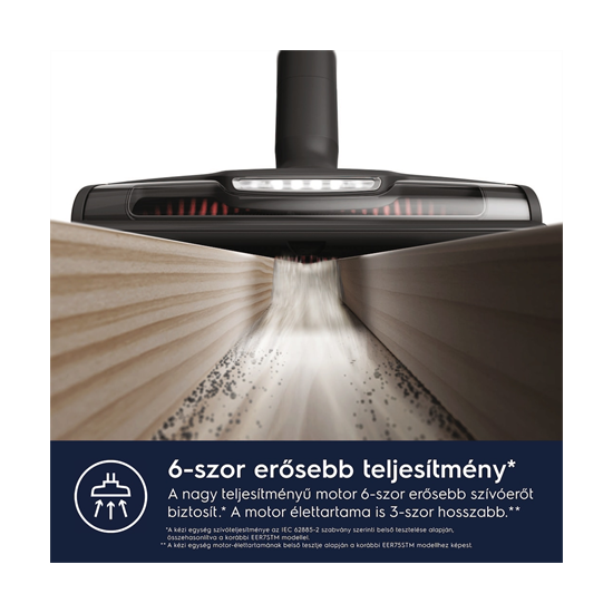 Electrolux EP81U25ULT vezeték nélküli álló porszívó,mahagóni szín 